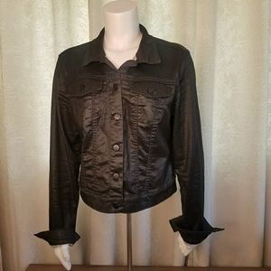 Black faux leather Jacket by Jessica Simpson